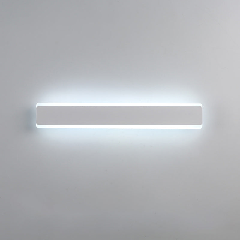 Metall Lineare Wandleuchter zeitgenössischer Stil 1 Lichtwandleuchte für Wohnzimmer