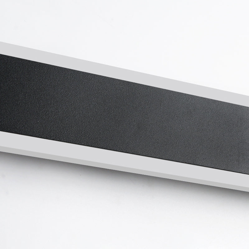 Metall Lineare Wandleuchter zeitgenössischer Stil 1 Lichtwandleuchte für Wohnzimmer