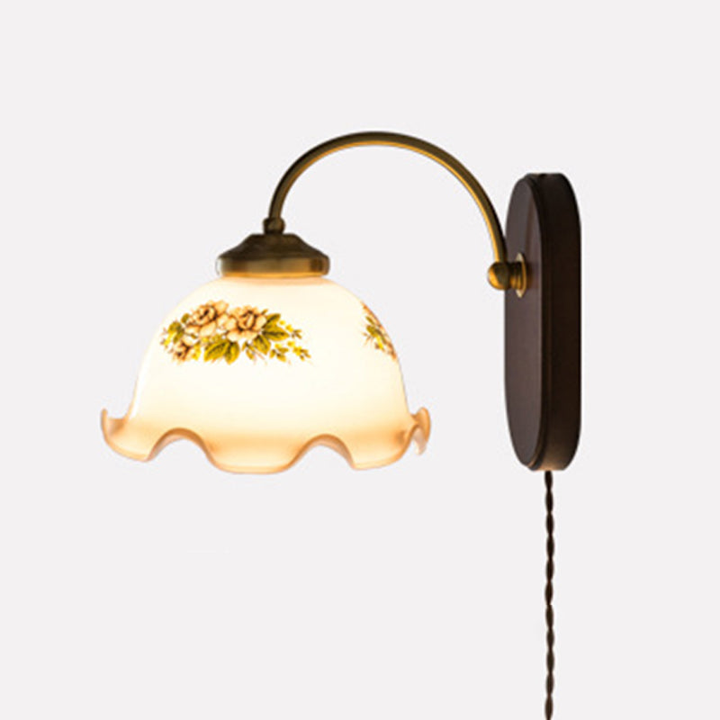 Éclairage mural géométrique en bois style contemporain 1 luminaire mural lumineux