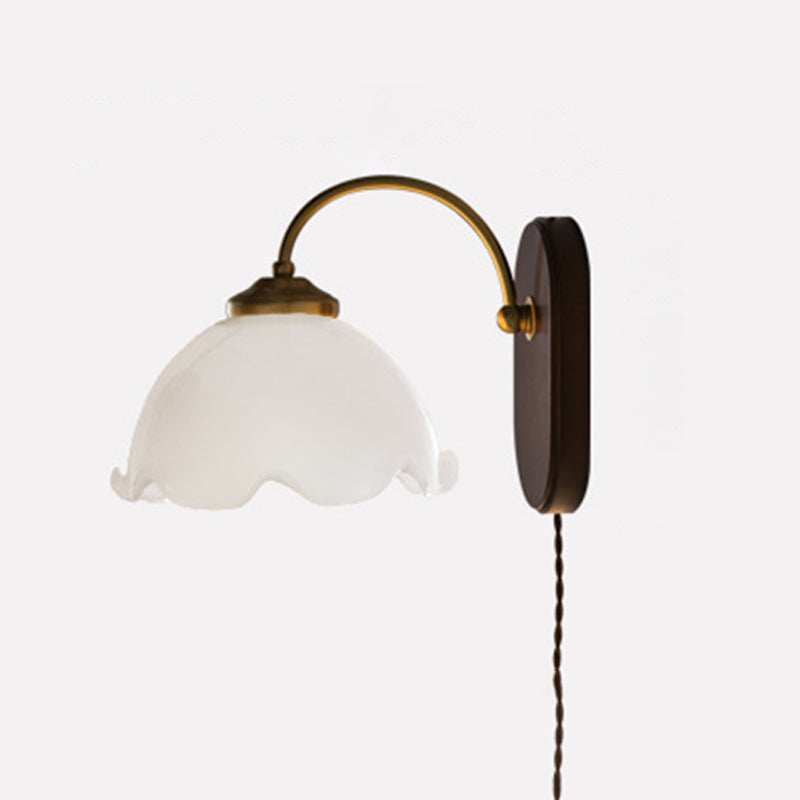 Éclairage mural géométrique en bois style contemporain 1 luminaire mural lumineux