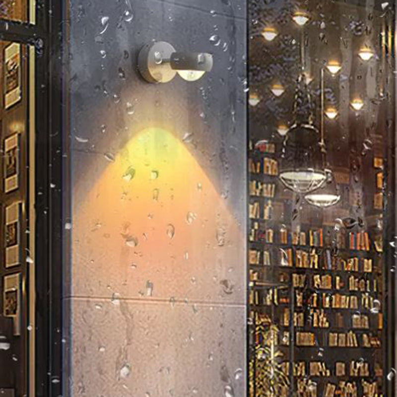 Éclairage mural géométrique en métal Style contemporain 1 luminaire mural lumineux