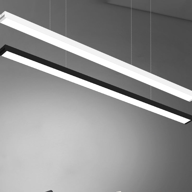 Modern LED Hanging Light Fixture Simple Pendant Lamp for Office Meeting Room