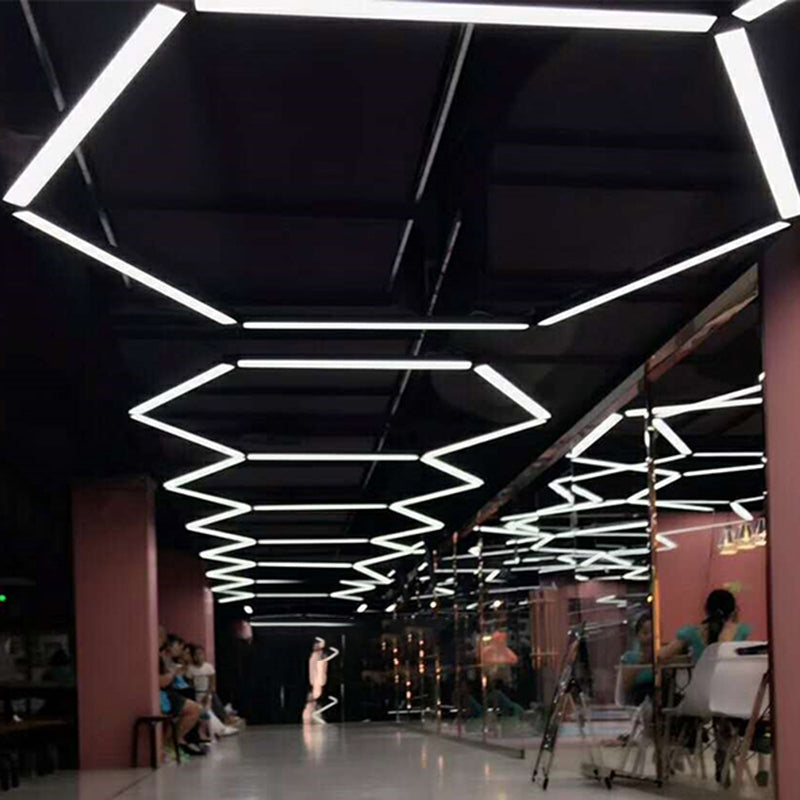 Modern LED Hanging Light Fixture Simple Pendant Lamp for Office Meeting Room