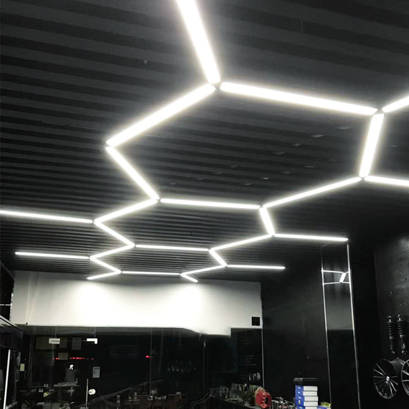 Modern LED Hanging Light Fixture Simple Pendant Lamp for Office Meeting Room