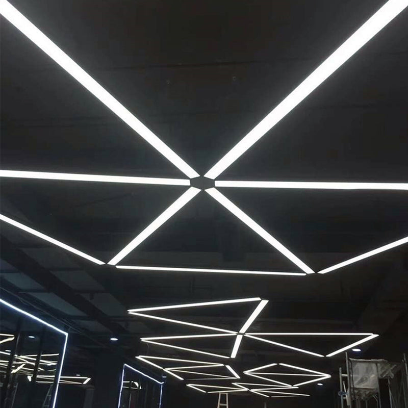 Modern LED Hanging Light Fixture Simple Pendant Lamp for Office Meeting Room
