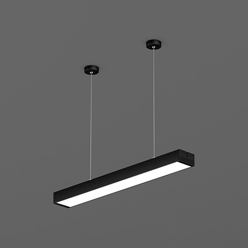 Modern LED Hanging Light Fixture Simple Pendant Lamp for Office Meeting Room