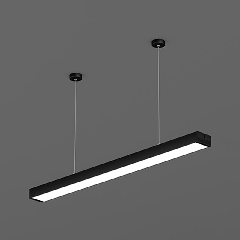 Modern LED Hanging Light Fixture Simple Pendant Lamp for Office Meeting Room