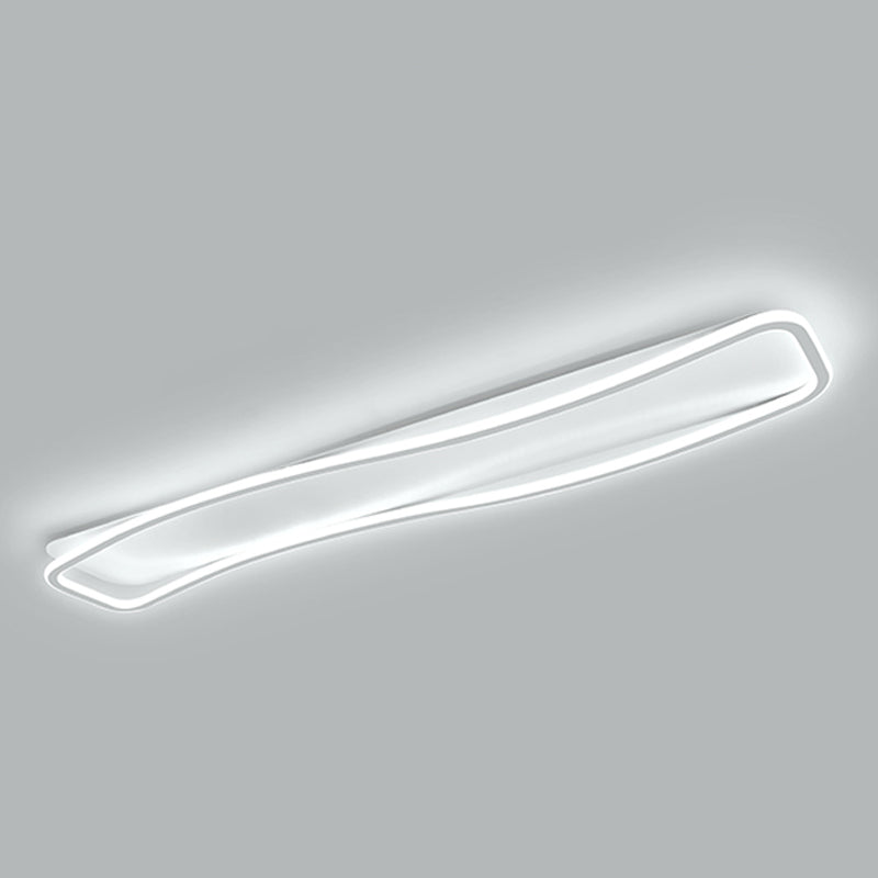 Plafoniera moderna lineare Lampada da soffitto a LED semplice per soggiorno camera da letto