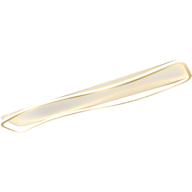 Plafoniera moderna lineare Lampada da soffitto a LED semplice per soggiorno camera da letto