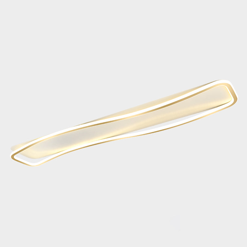 Modern Linear Ceiling Light Simple LED Ceiling Mount Lamp for Living Room Bedroom