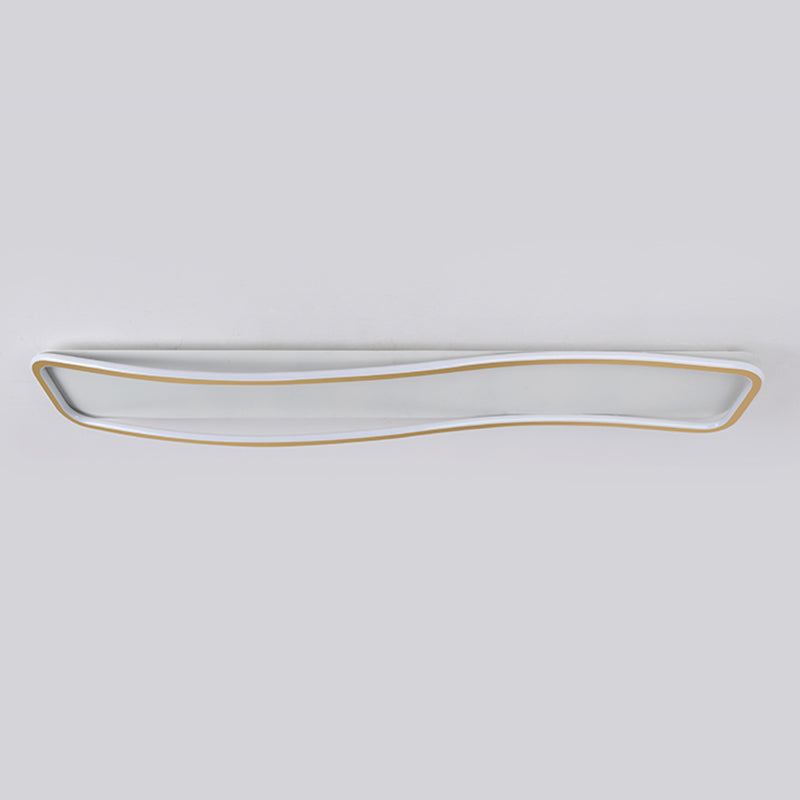 Modern Linear Ceiling Light Simple LED Ceiling Mount Lamp for Living Room Bedroom