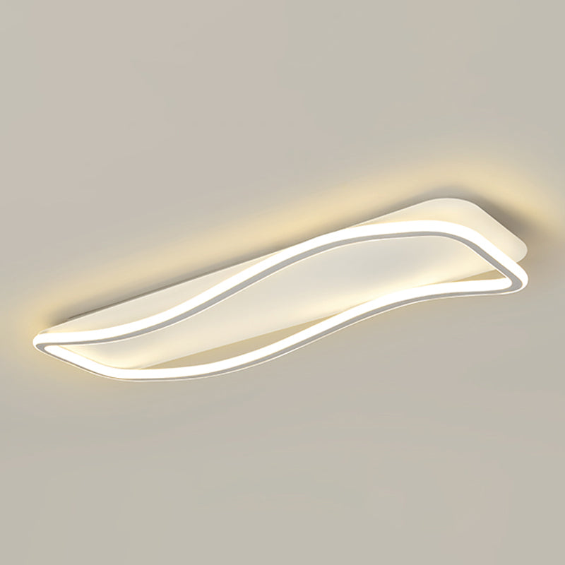 Modern Linear Ceiling Light Simple LED Ceiling Mount Lamp for Living Room Bedroom