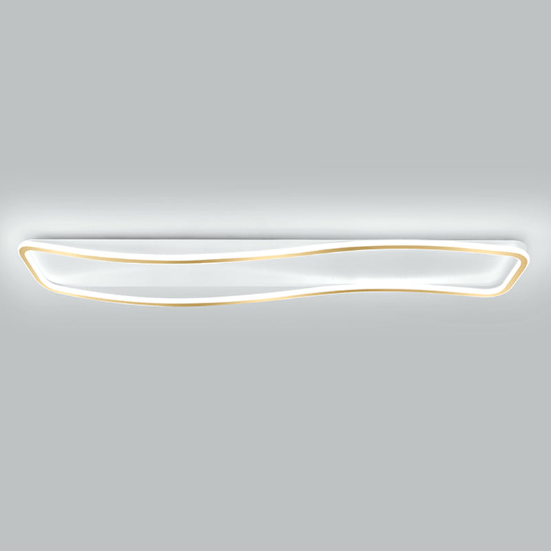 Plafoniera moderna lineare Lampada da soffitto a LED semplice per soggiorno camera da letto