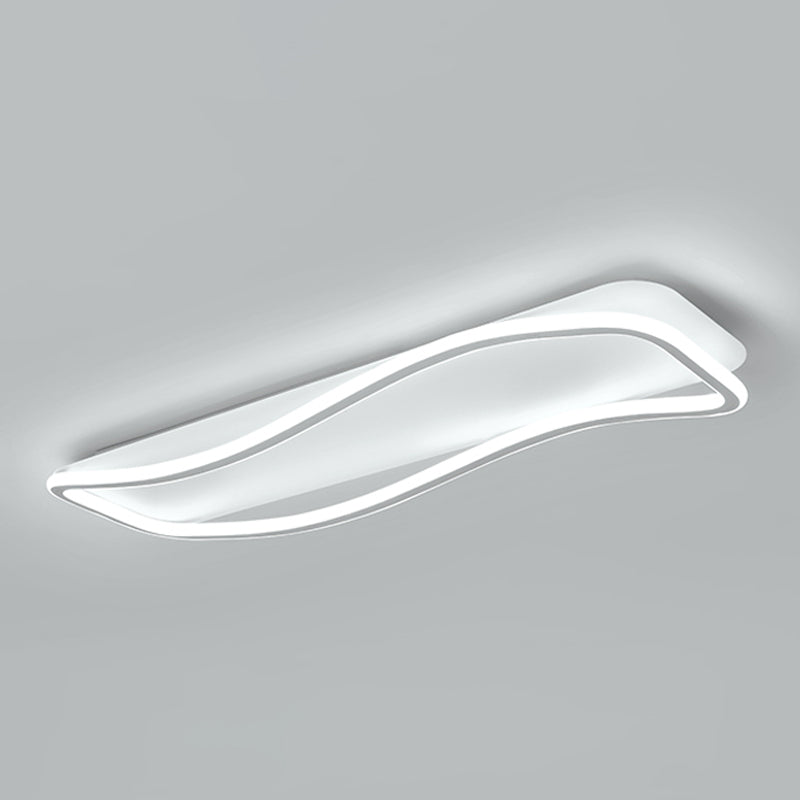 Plafoniera moderna lineare Lampada da soffitto a LED semplice per soggiorno camera da letto