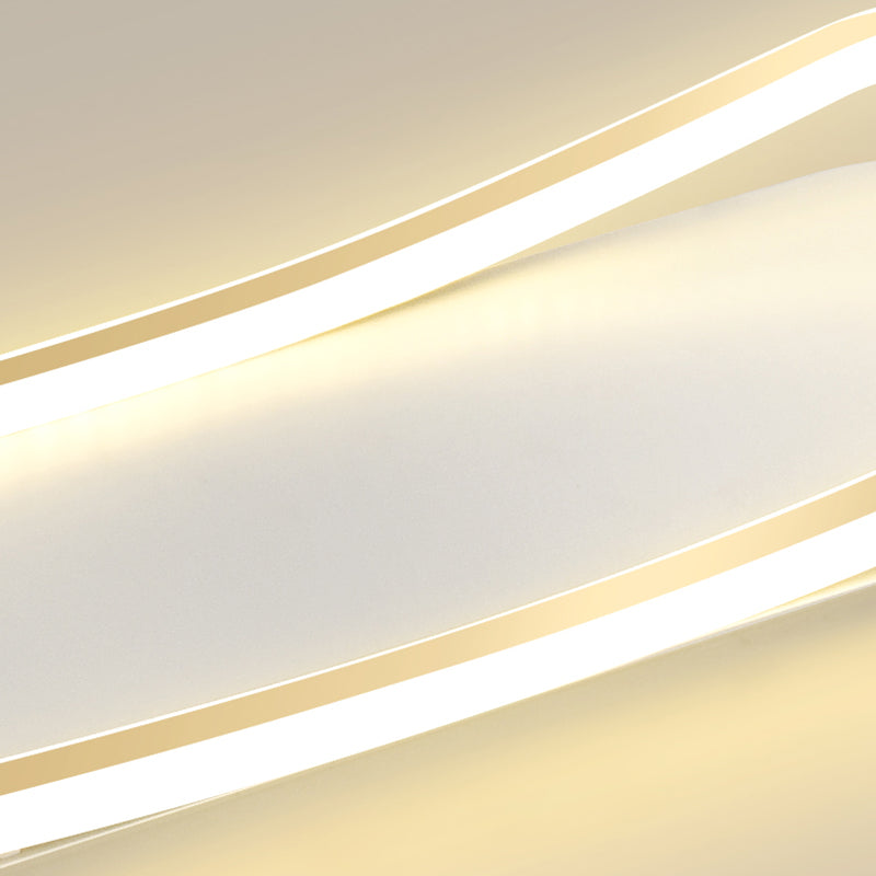 Plafoniera moderna lineare Lampada da soffitto a LED semplice per soggiorno camera da letto