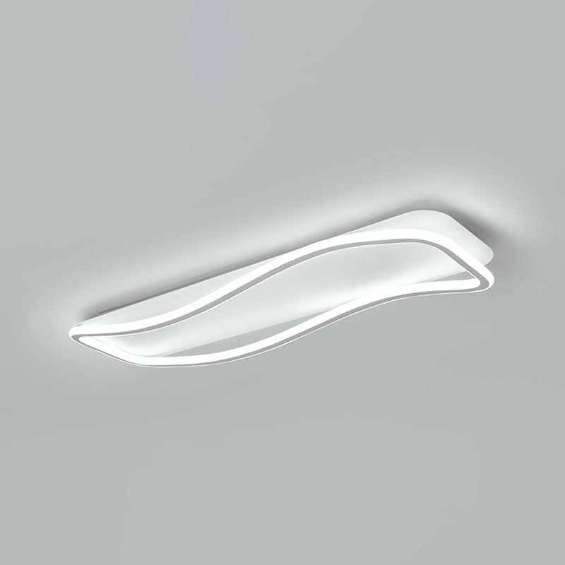 Modern Linear Ceiling Light Simple LED Ceiling Mount Lamp for Living Room Bedroom