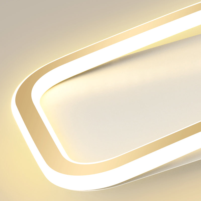 Plafoniera moderna lineare Lampada da soffitto a LED semplice per soggiorno camera da letto