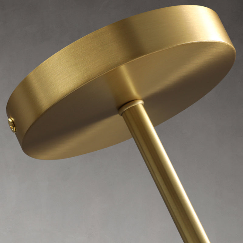 Globe -vorm kroonluchter lamp Noordse multi -licht hangend licht met glas voor slaapkamer