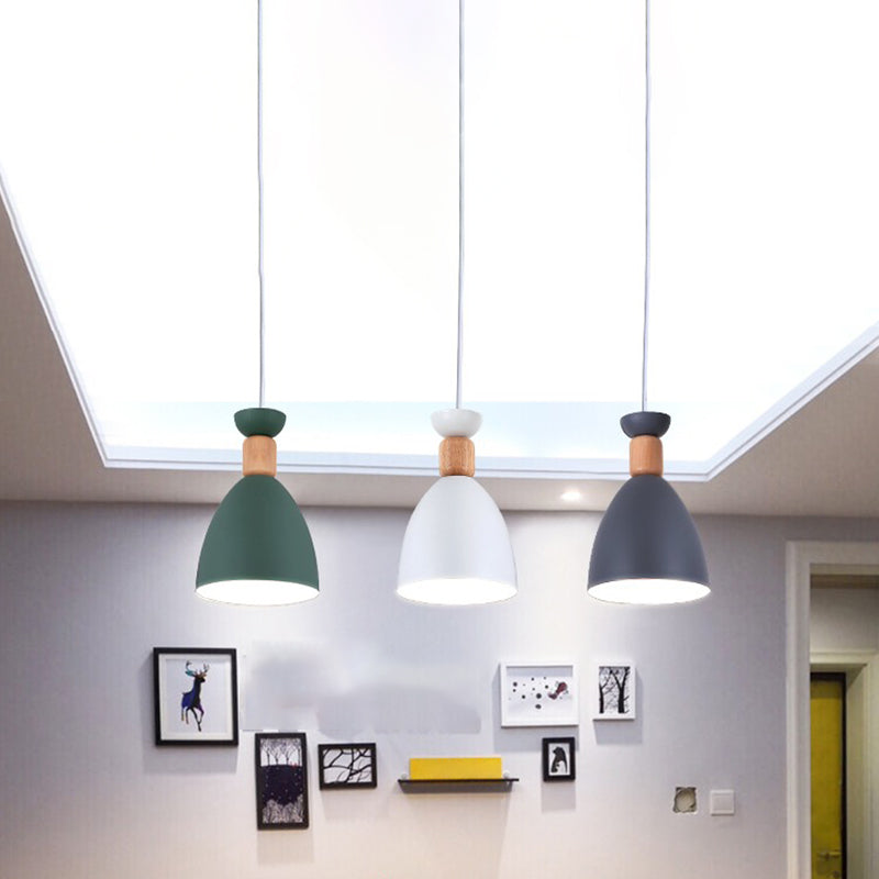 3 Köpfe Anhänger leichter Metallschatten moderne Hanglampen für Wohnzimmer