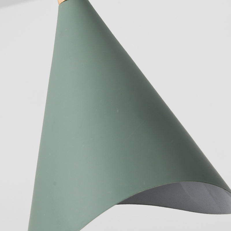 Simplicity Hanging Lamps Metal Pendant Light with Iron Shade for Bedroom