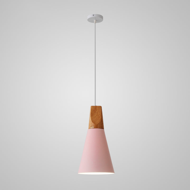 Simplicity Hanging Lamps Macaron Pendant Light Fixture for Bedroom Foyer