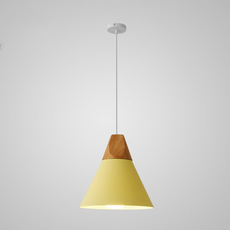 Simplicity Hanging Lamps Macaron Pendant Light Fixture for Bedroom Foyer