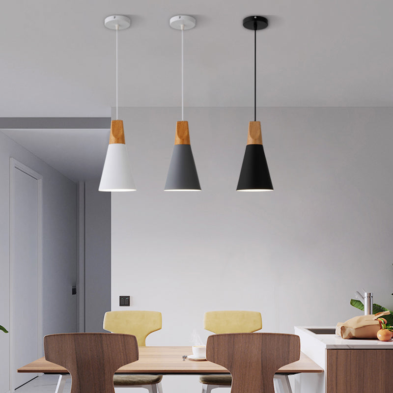 Simplicity Hanging Lamps Macaron Pendant Light Fixture for Bedroom Foyer