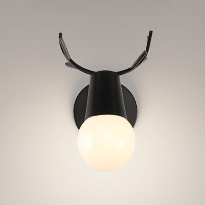 Salon Murce Sronce Métal moderne un luminaire mural mural à tête de fourchette