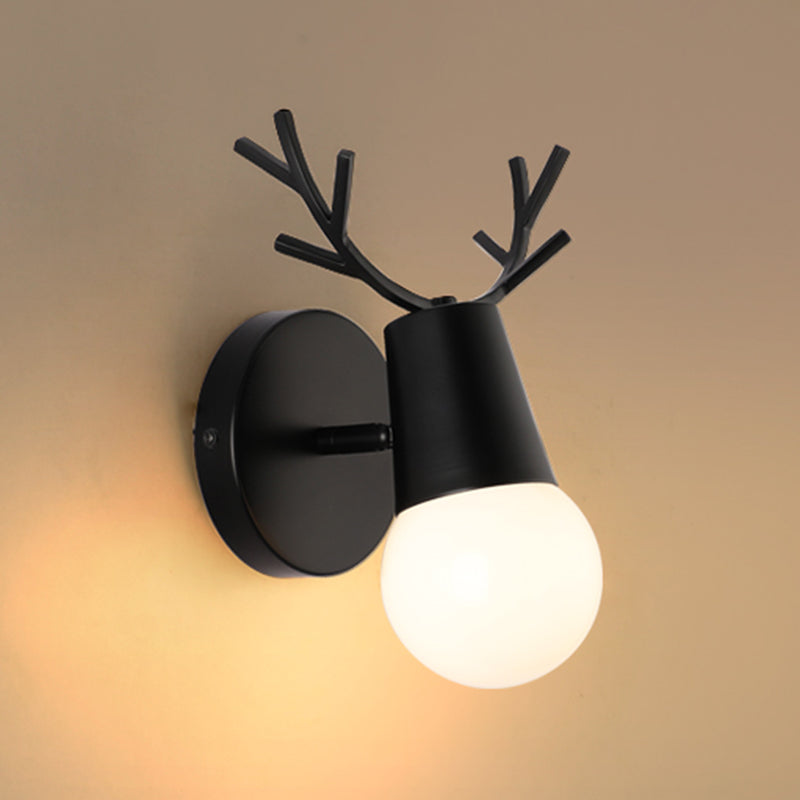 Salon Murce Sronce Métal moderne un luminaire mural mural à tête de fourchette