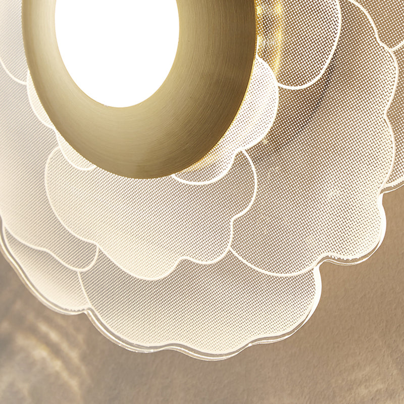 Luz de pared LED de apliques de pared acrílica simple contemporánea para dormitorio de sala de estar