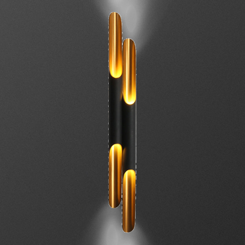Tube metalen wandlamp Licht Minimalistisch stijl Black Wall Mounted Light Fixture