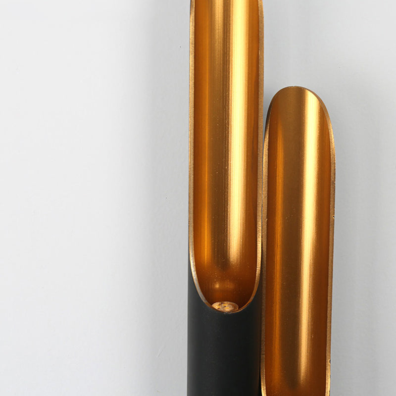Tube metalen wandlamp Licht Minimalistisch stijl Black Wall Mounted Light Fixture