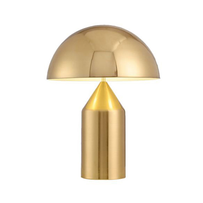 Mushroom Shaped Desk Lamp Modern Simple Metallic Table Lamp for Living Room Bedroom