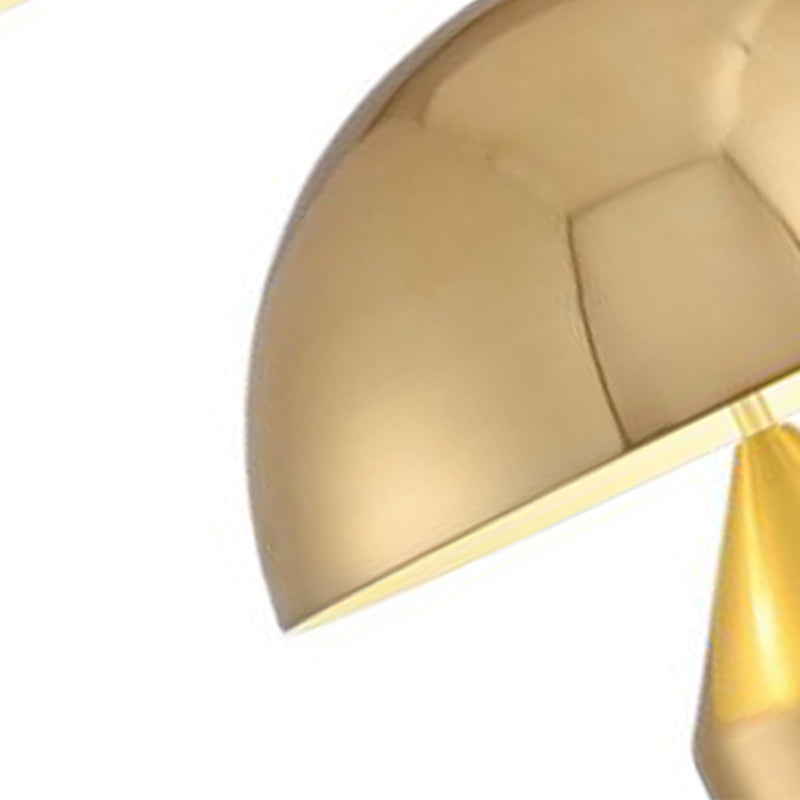 Mushroom Shaped Desk Lamp Modern Simple Metallic Table Lamp for Living Room Bedroom