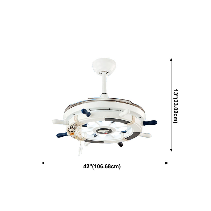 Light Aibelfture moderni a ventola del soffitto per bambini in metallo camera da letto con soffitto