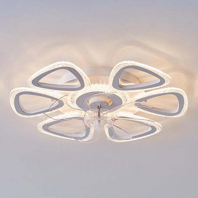 Lampada a ventola del soffitto in metallo Nordico Light Aitura del soffitto con lama a ventola ABS