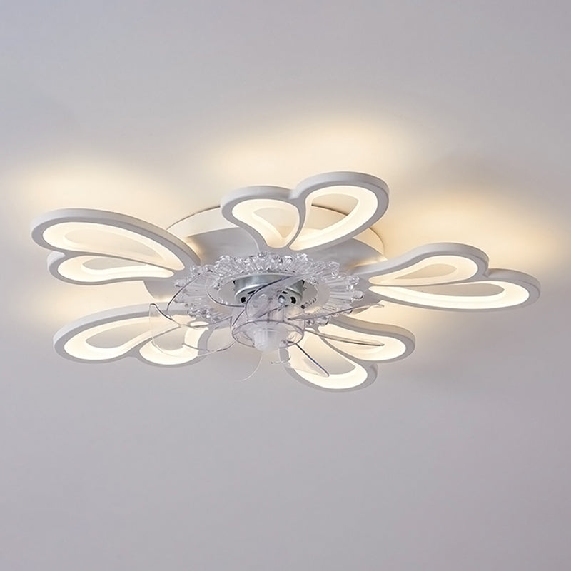 Lampada a ventola del soffitto in metallo Nordico Light Aitura del soffitto con lama a ventola ABS