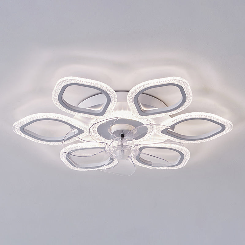 Lampada a ventola del soffitto in metallo Nordico Light Aitura del soffitto con lama a ventola ABS