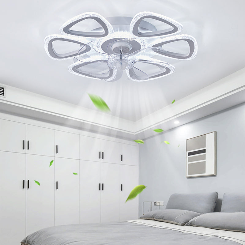 Lampada a ventola del soffitto in metallo Nordico Light Aitura del soffitto con lama a ventola ABS