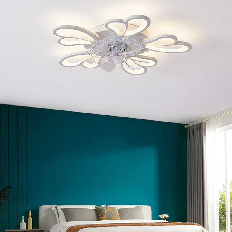 Lampada a ventola del soffitto in metallo Nordico Light Aitura del soffitto con lama a ventola ABS