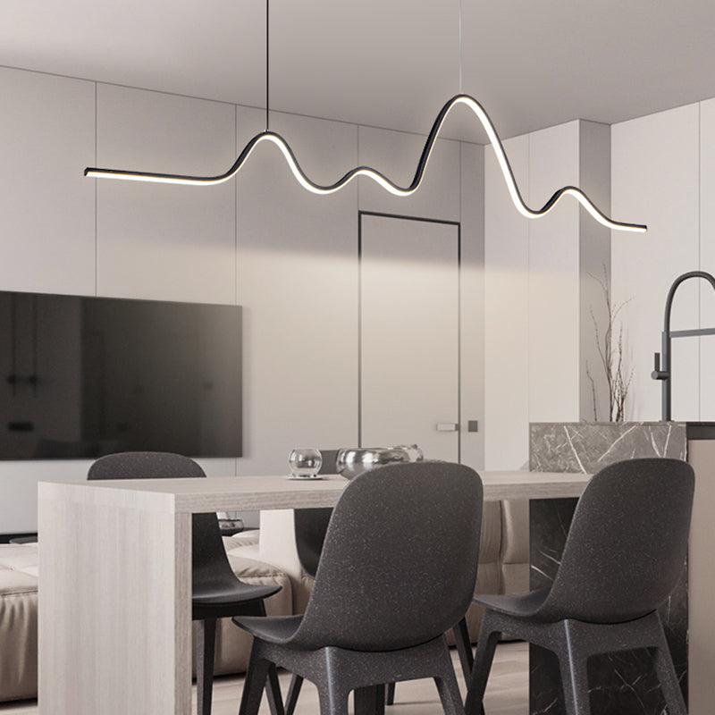 Éclairage d'île linéaire