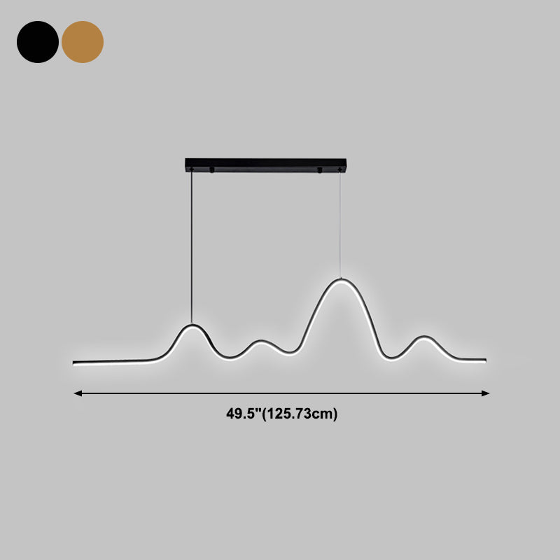 Éclairage d'île linéaire