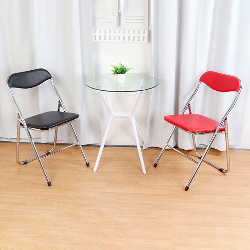 Accueil métal chaise latérale contemporaine pliante dos ouvert dinant la chaise latérale