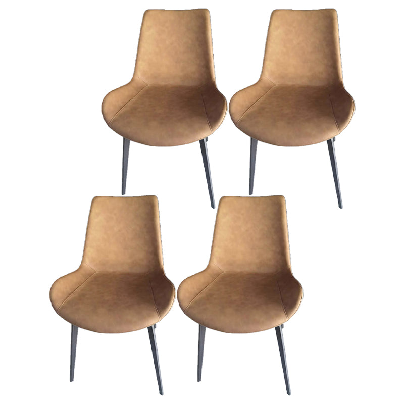 Chaises en métal de style contemporain, cuisine, salle à manger, fauteuil à dossier solide