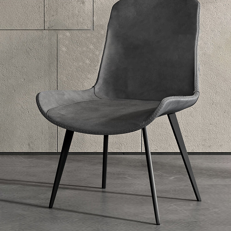 Chaises en métal de style contemporain, cuisine, salle à manger, fauteuil à dossier solide