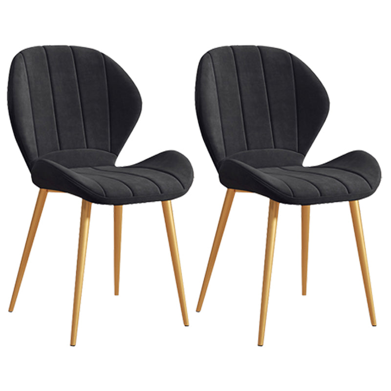 Silla lateral casera tapizada escandinava Silla de comedor con respaldo lateral y acabado mate