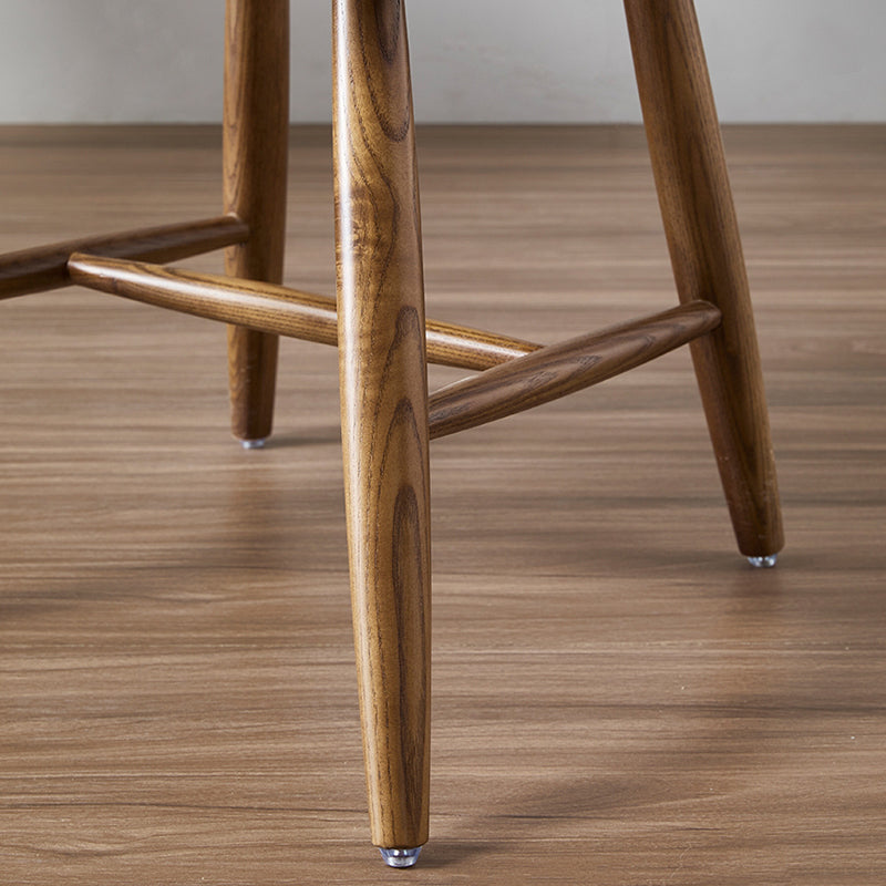 Silla de comedor de madera moderna, silla lateral Windsor sin brazos para uso doméstico