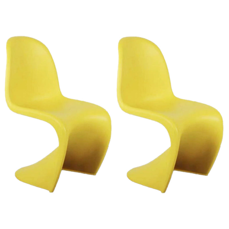 Sedia da pranzo in plastica in plastica in plastica scandinava sedia posteriore solido per casa