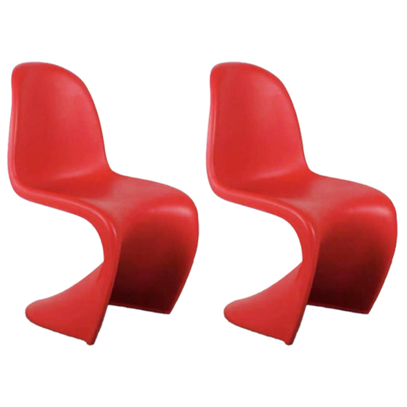Sedia da pranzo in plastica in plastica in plastica scandinava sedia posteriore solido per casa