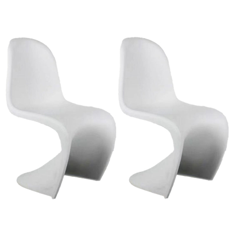 Sedia da pranzo in plastica in plastica in plastica scandinava sedia posteriore solido per casa